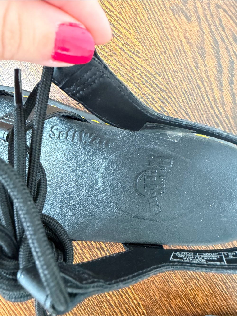 Dr. Martens Nartilla Tie Up Gladiator Sandals - Picture 9 of 13